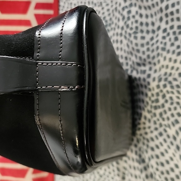 Dooney & Bourke Vintage Cabriolet Cloth w/ Leather Trim Satchel Midnight Black - Picture 9 of 16